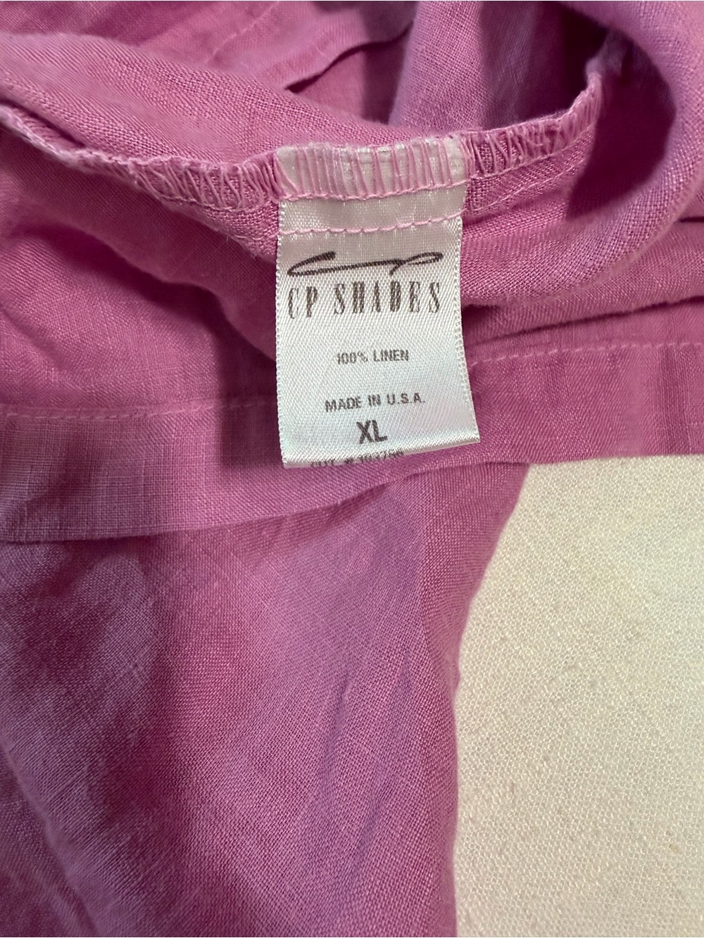 CP Shades Bree Linen Midi Dress (Snap Dragon 🐉 Pink) size XL - Picture 4 of 8